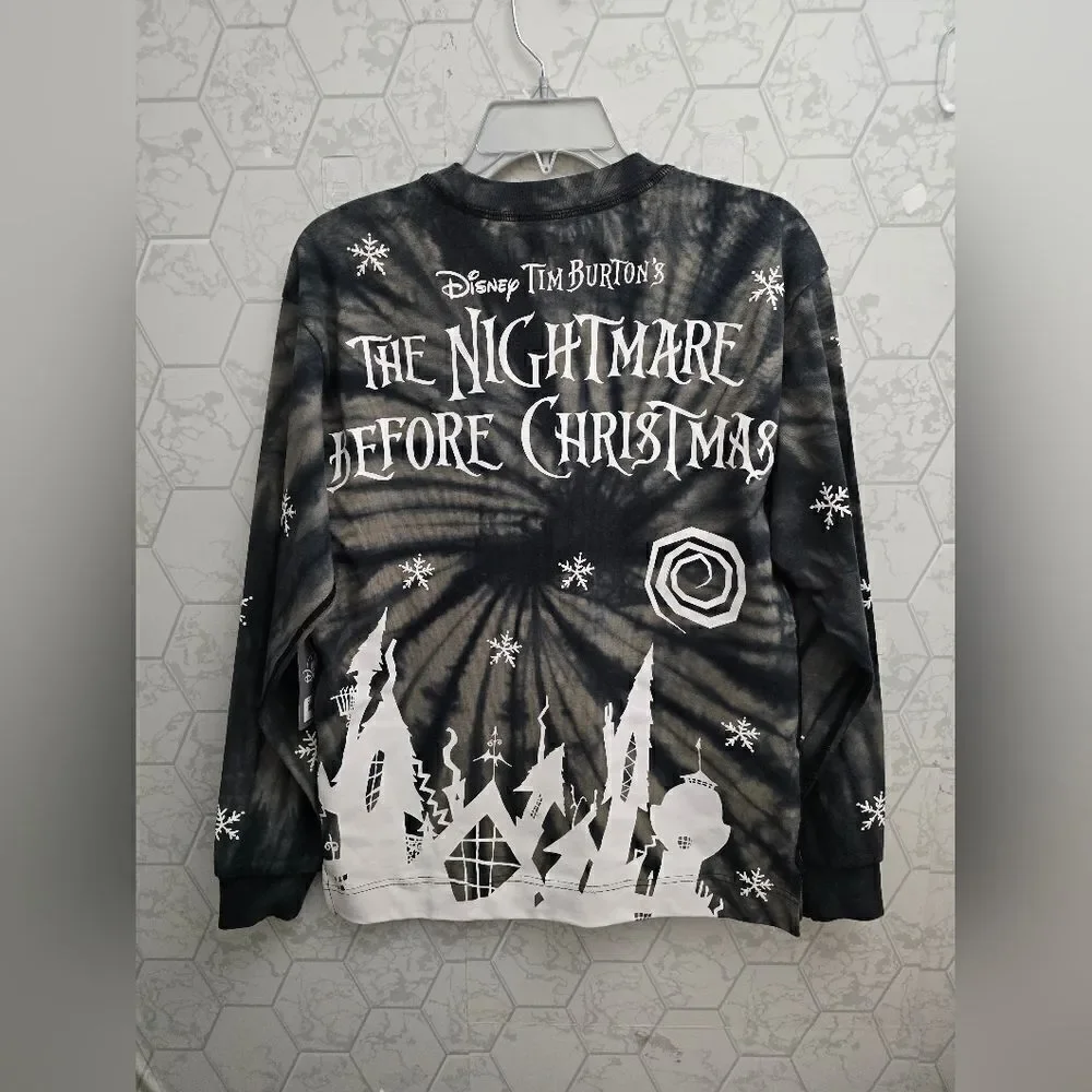Men's The Nightmare Before Christmas Crew Neck Pullover Sweatshirt, Size XS